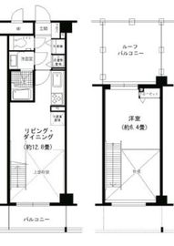 NTPRレジデンス菊名 404 間取り図