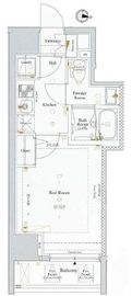 ガリシア中野弥生町 6階 間取り図