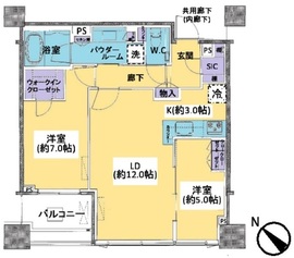 シティタワー有明 32階 間取り図