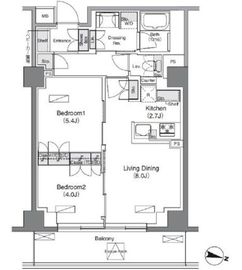 ソライエアイル練馬北町 203 間取り図