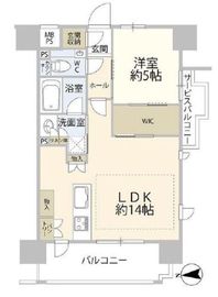 クリオラベルヴィ新御徒町 6階 間取り図