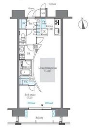 ロイヤルパークス西新井 107 間取り図