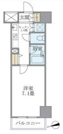 コート新御徒町 402 間取り図