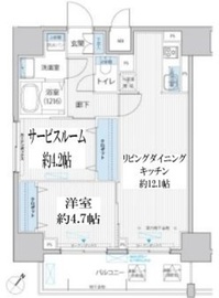 グランデュール富士 804 間取り図