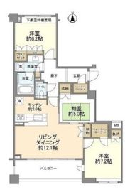 アトラス野毛山 3階 間取り図