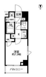プレール・ドゥーク蔵前 310 間取り図