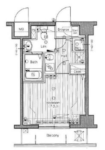 ガラ・グランディ大手町 6階 間取り図