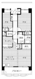 ビレッジハウス潮見タワー 1-706 間取り図