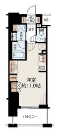 デュオステージ横濱桜木町 7階 間取り図