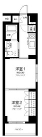 フィース水天宮前 2階 間取り図