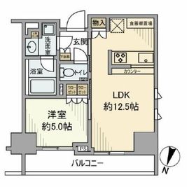 パークリュクス小石川 4階 間取り図