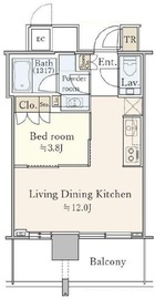 THE ROPPONGI TOKYO CLUB RESIDENCE 12階 間取り図