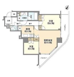 ステーションフロントタワー 23階 間取り図