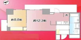 パークタワー池袋イーストプレイス 5階 間取り図