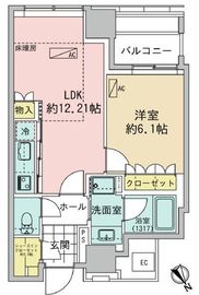 パークコート神宮前 The Air 3階 間取り図