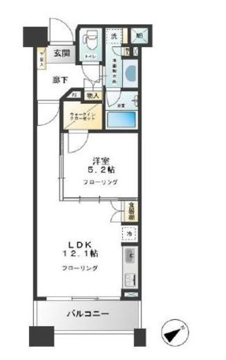 シティハウス浅草ステーションコート 14階 間取り図