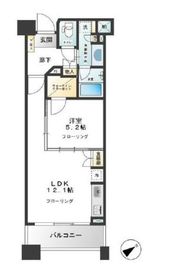 シティハウス浅草ステーションコート 14階 間取り図