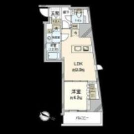 パークリュクス神田多町 6階 間取り図