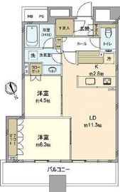 スカイズタワー＆ガーデン 34階 間取り図