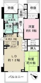 パークホームズ浜田山グラフィオ 4階 間取り図
