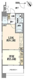 センチュリー新横浜いちょう通り 8階 間取り図