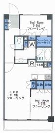 アイディーコート代々木神宮の杜 7階 間取り図