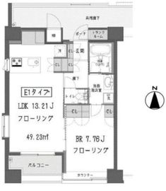 ガーデン蒲田 1101 間取り図
