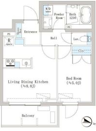 初台スクエア 401 間取り図