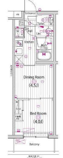 ガーラ元住吉グランドステージ 2階 間取り図