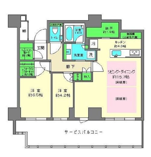 THE YOKOHAMA FRONT TOWER (ザ・ヨコハマフロントタワー) 37階 間取り図