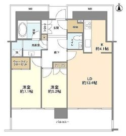 M.M.TOWERS the East (エムエムタワーズ・ザ・イースト) 19階 間取り図