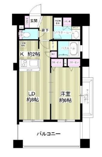 日神パレステージ板橋滝野川 5階 間取り図