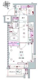 ラグディア北新宿 6階 間取り図