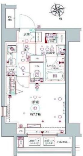 ラグディア北新宿 10階 間取り図