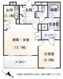 センチュリーフォレスト 3階 間取り図