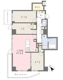 プレシス都立大学 7階 間取り図