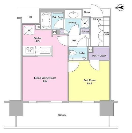 BLUE HARBOR TOWERみなとみらい (ブルーハーバータワーみなとみらい) 5階 間取り図