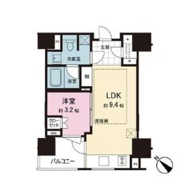 インプレストコア代官山 9階 間取り図