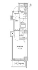 セプタス東麻布 202 間取り図