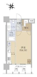 イクサージュ目黒 7階 間取り図