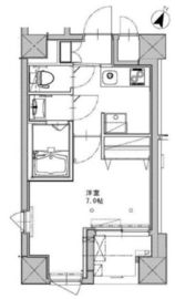 マルラニ千駄ヶ谷 204 間取り図