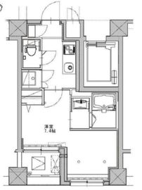 マルラニ千駄ヶ谷 303 間取り図