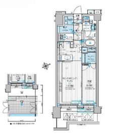 パレステージ藤沢Ⅱ 1階 間取り図