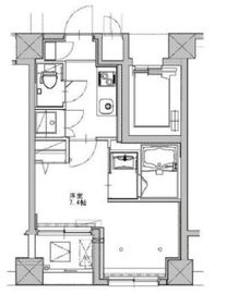 マルラニ千駄ヶ谷 403 間取り図