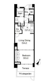 ブリリアイスト三軒茶屋ブラッサムテラス 112 間取り図