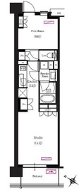 ブリリアイスト三軒茶屋ブラッサムテラス 211 間取り図
