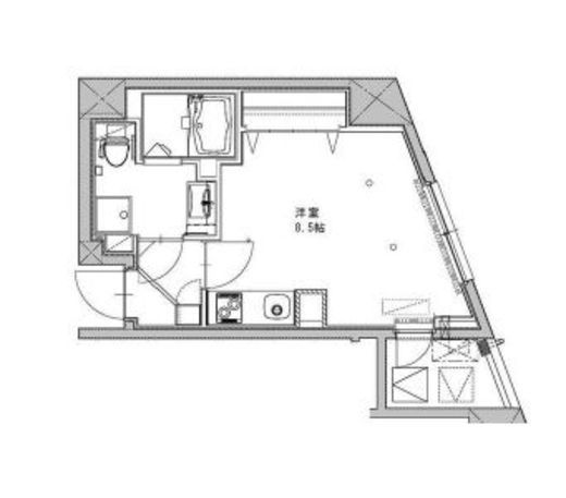 マルラニ千駄ヶ谷 301 間取り図