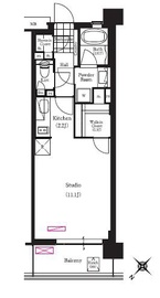 ブリリアイスト三軒茶屋ブラッサムテラス 304 間取り図