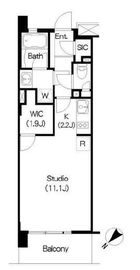 ブリリアイスト三軒茶屋ブラッサムテラス 305 間取り図