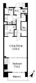 ブリリアイスト三軒茶屋ブラッサムテラス 320 間取り図